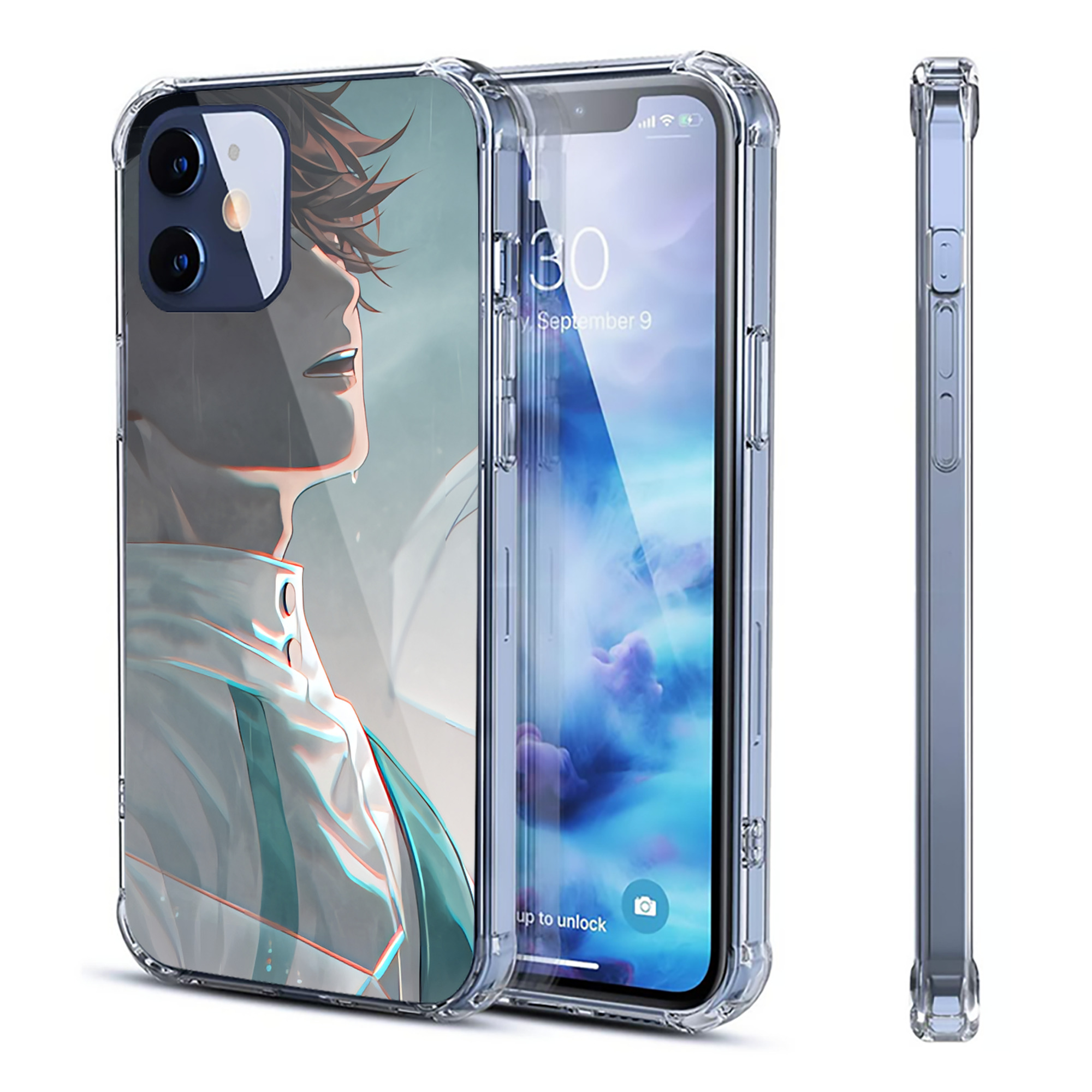 （画像用） ハイキュー!! Haikyu!! 【iPhone 12シリーズ対応】透明スマホケース（クリアソフトケース）
